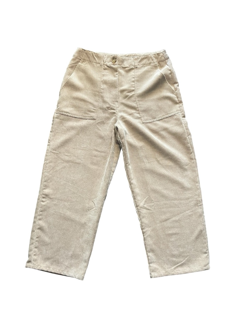Cotton On Cream Corduroy Utility Pants